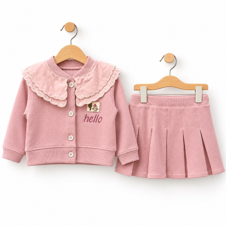2 Pieces winter girls Set 3106