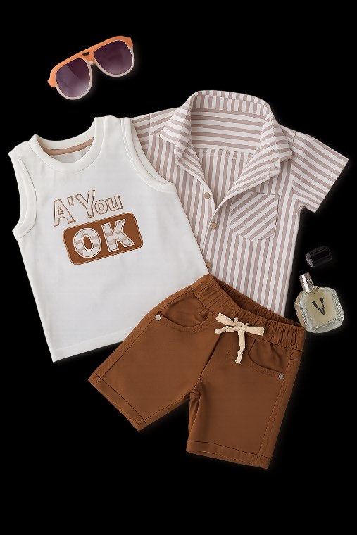 3-Piece Boys’ Summer Set