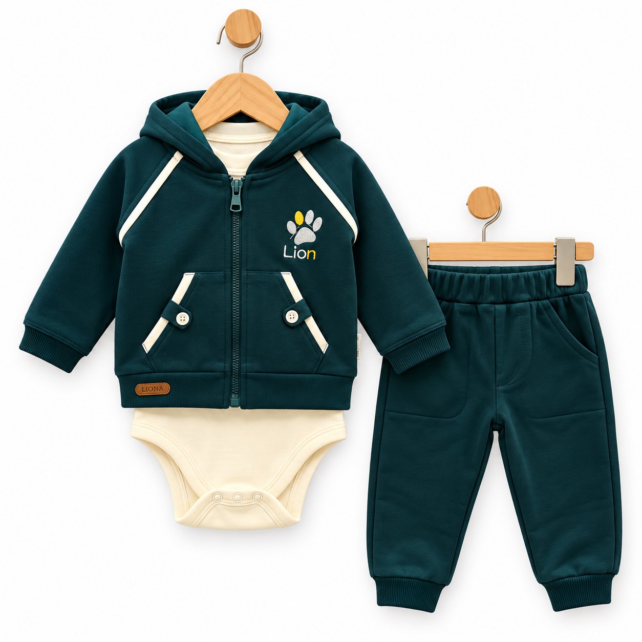 3 Pieces Autumn Pyjama 1637