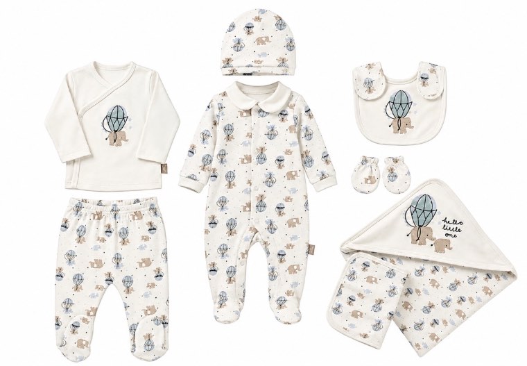 Baby Hospital Set – 8 Pieces Elephant