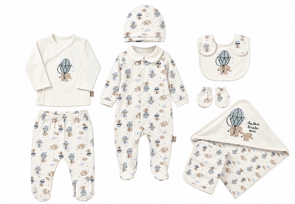 Baby Hospital Set – 8 Pieces Elephant