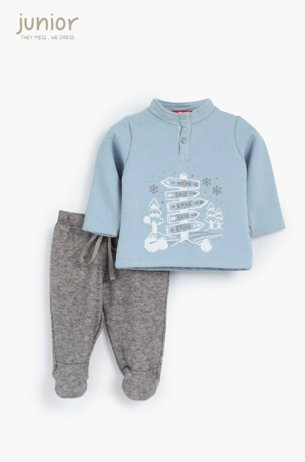 Junior Winter Fleece-Lined Pajama Set