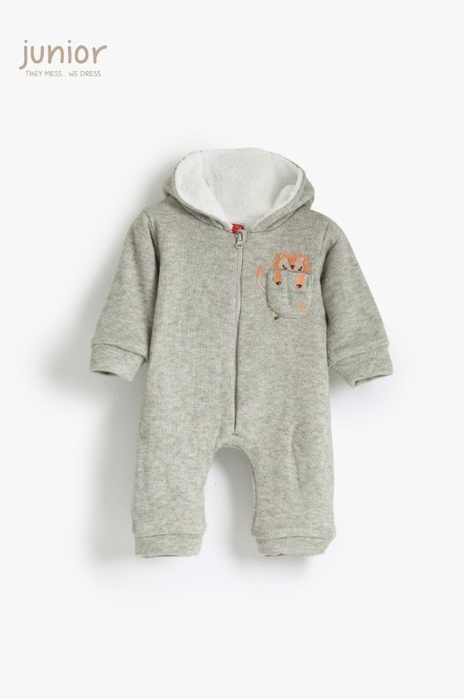 Junior Winter Fur-Lined Romper 2-1324-25
