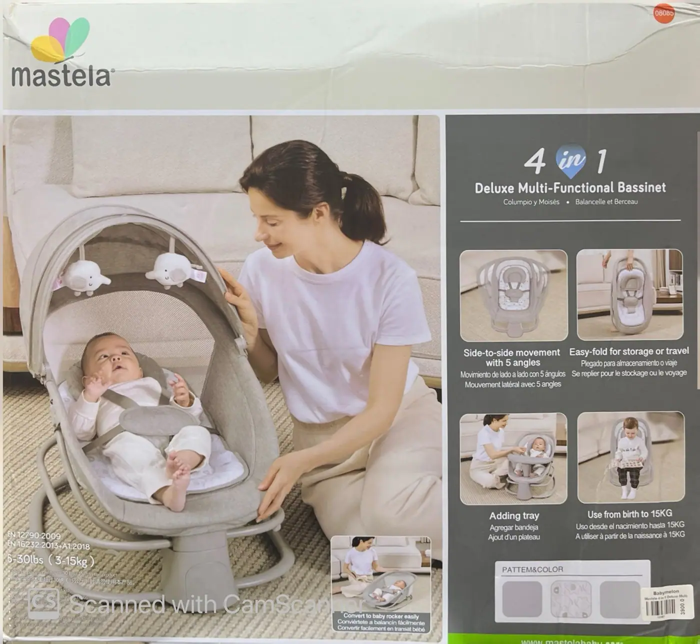 Mastela 4 in 1  Deluxe Multi-Functional Bassinet
