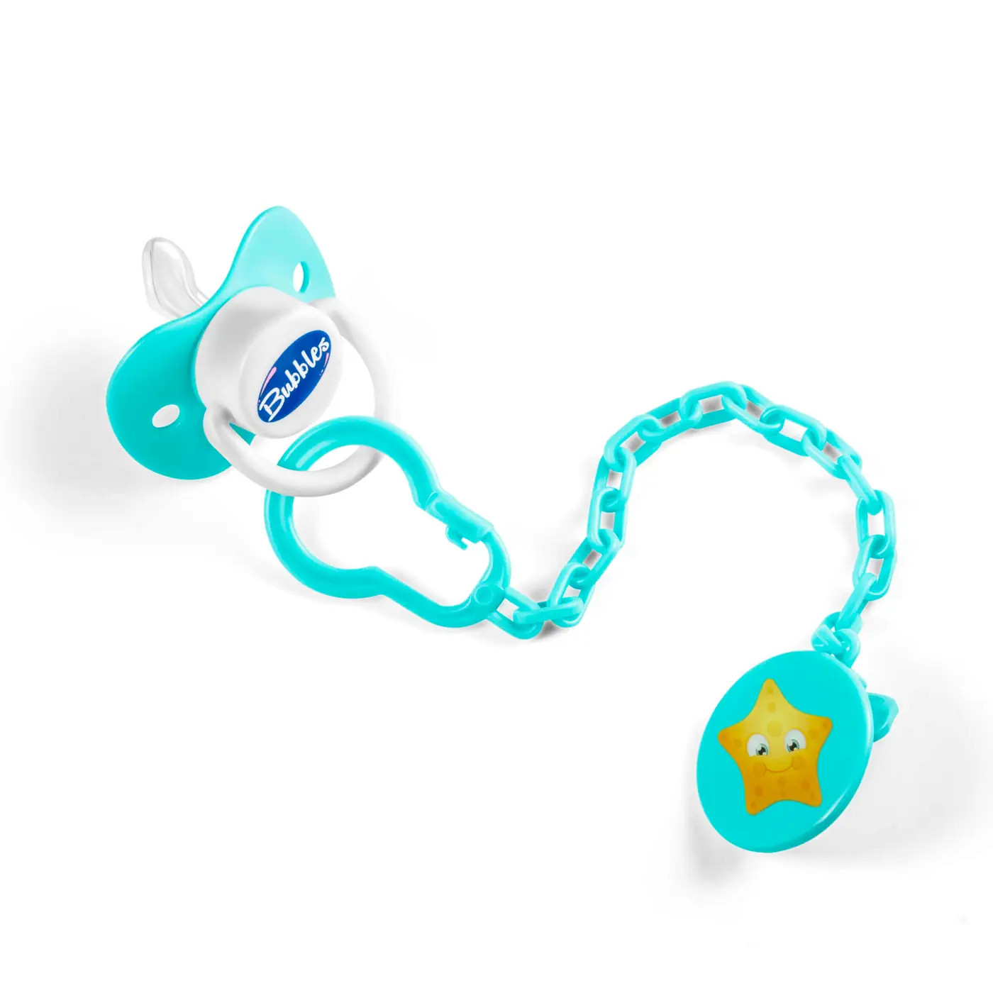 silicone pacifier with chain